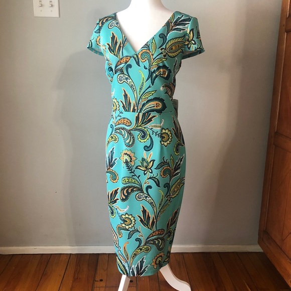 NWT Alexia Admor Cap Sleeve Scuba Dress - Picture 5 of 9